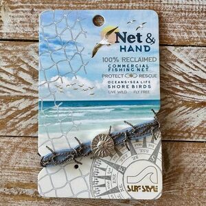 Surf Style Bracelet with Metal Charm